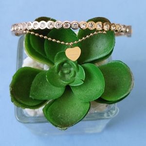 Heart Charm Fashion Bangle bracelet
